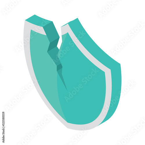 cyber fraud broken shield