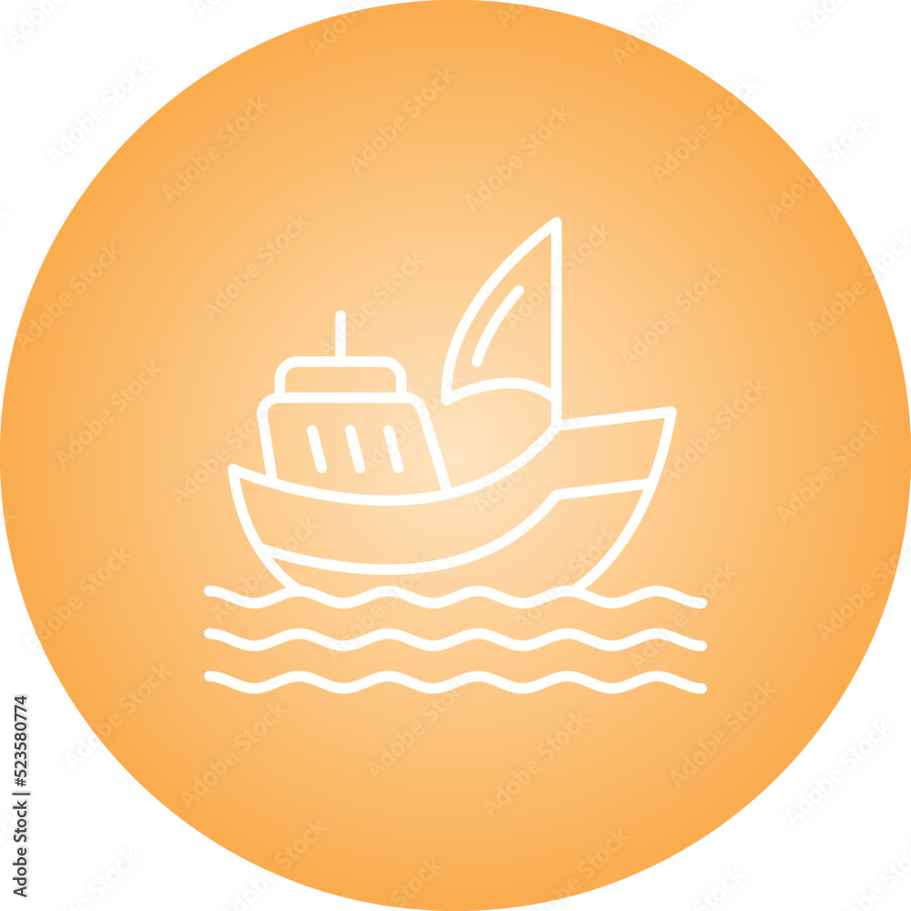 Obraz premium Boat Icon