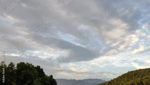 time lapse clouds