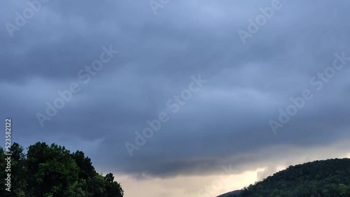 time lapse clouds