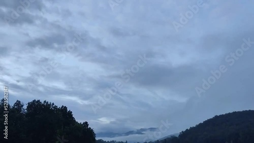 time lapse clouds