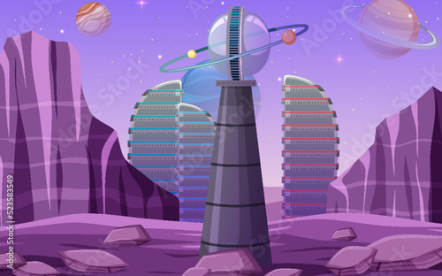Outer space background wallpaper