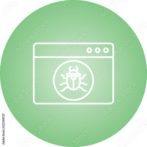 Website Attack Icon
