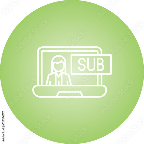 Subscriber Model Icon