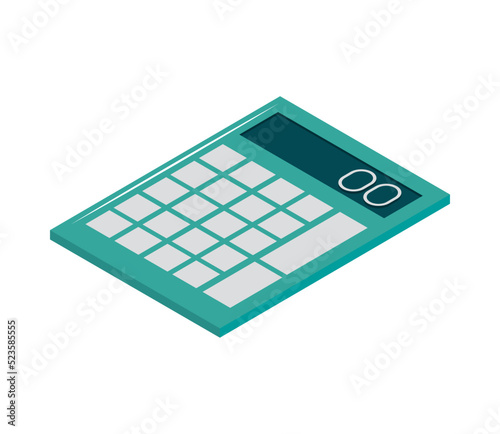 blue calculator icon