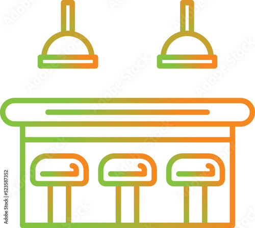 Bar Counter Icon