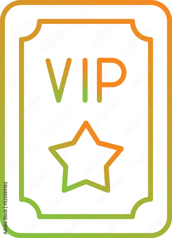 Vip Pass Icon