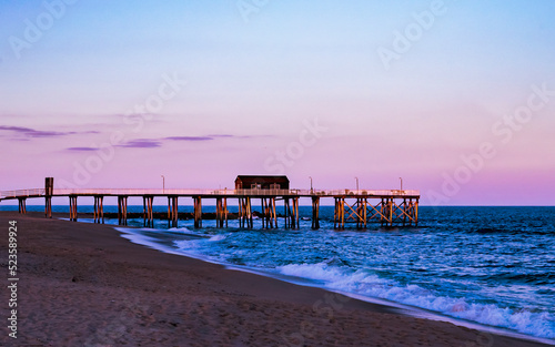 sunset at the beach