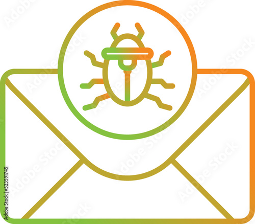 Mail Virus Icon