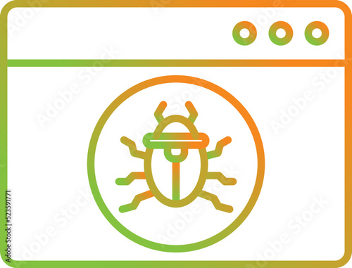 Website Attack Icon