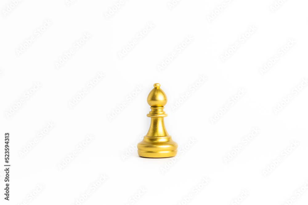 chess game gold isolated on white background. chess game gold isolated on white background.