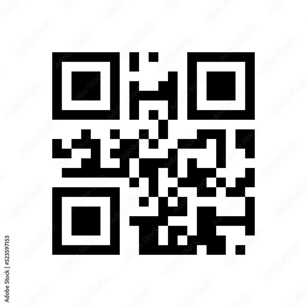 Vector QR code sample Vector QR code sample