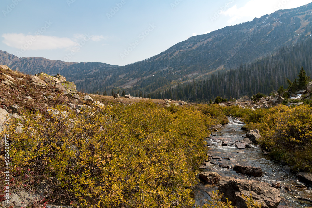 Rocky Mountains on the Zirkel Circle trail, also known as the Gilpin Lake Loop, near Steamboat Springs, Colorado Rocky Mountains on the Zirkel Circle trail, also known as the Gilpin Lake Loop, near Steamboat Springs, Colorado