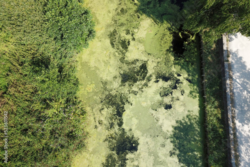 Wallpaper Mural Vue aérienne du canal de Roubaix en été Torontodigital.ca