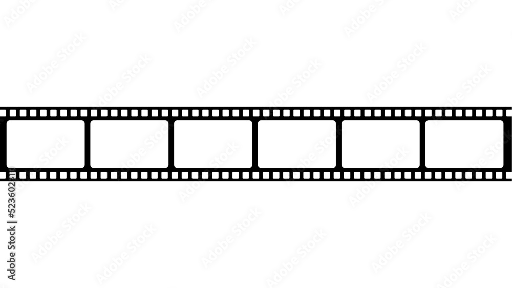 film strip icon isolated on transparent background. tape photo film strip frame, Video Film strip roll, Vector illustration film strip icon isolated on transparent background. tape photo film strip frame, Video Film strip roll, Vector illustration