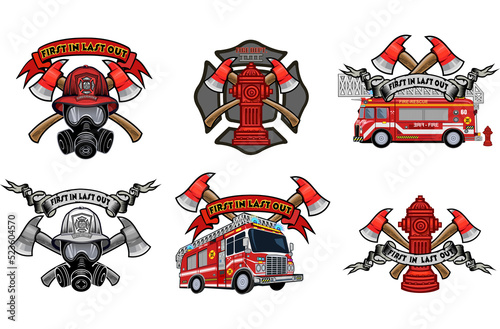 Fire Department Cross includes fireman cross axes