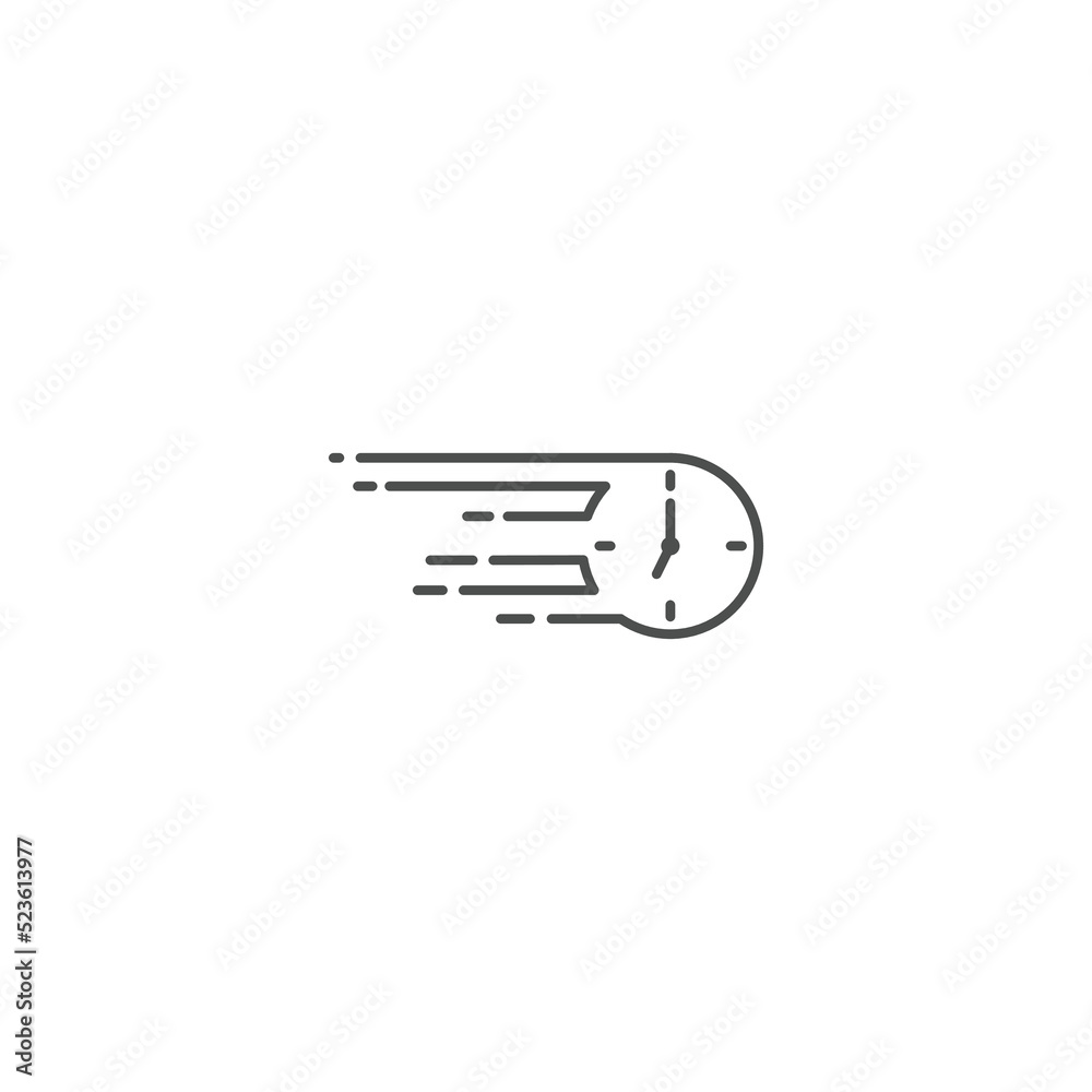 quicktime icon, fast deadline. vector illustration eps 10 quicktime icon, fast deadline. vector illustration eps 10