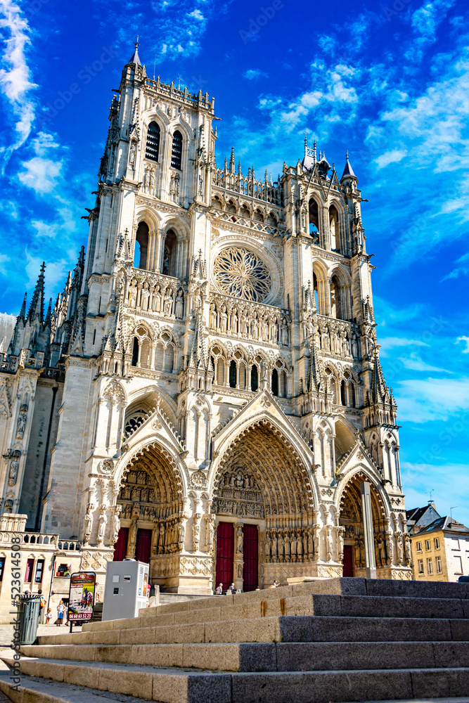 Fototapeta premium The Cathedral Basilica of Our Lady of Amiens, France