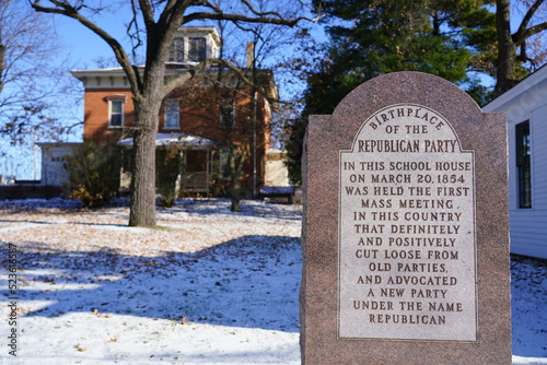 National Historical site of the Birthplace of the Republican Party in Ripon, Wisconsin photo