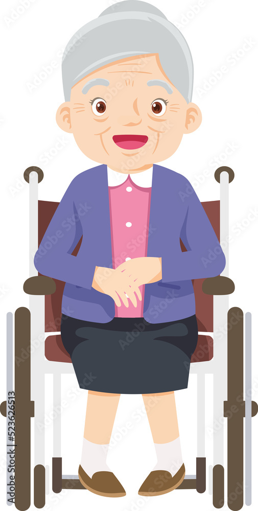 Wheelchair people for elderly and handicapped patients Wheelchair people for elderly and handicapped patients