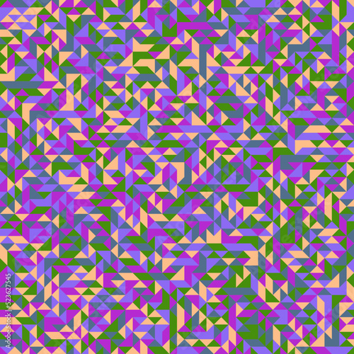 Color Rhombus tile tessellation pattern illustration