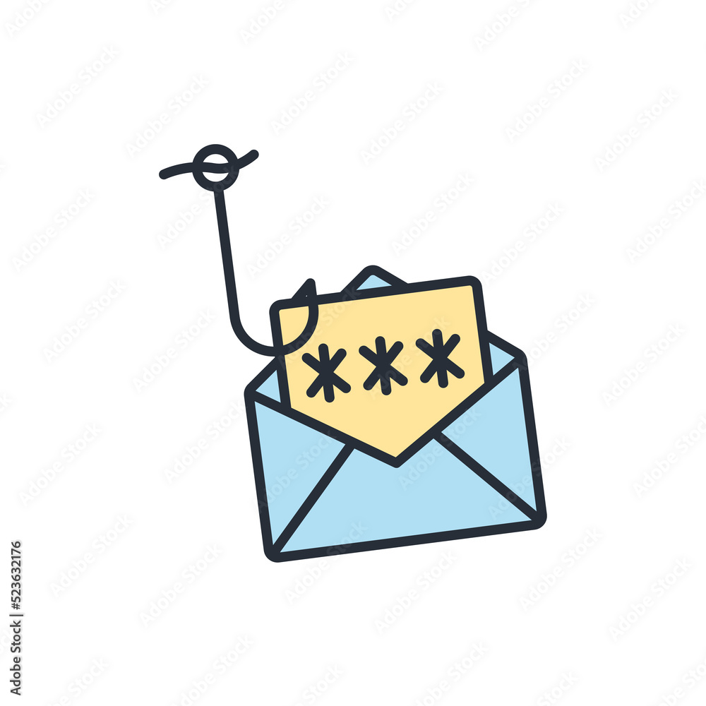 phising icons symbol vector elements for infographic web phising icons symbol vector elements for infographic web