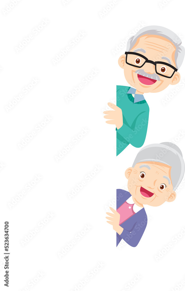 Grandparents,elderly people,grandfather and grandmother, characters in various activities Grandparents,elderly people,grandfather and grandmother, characters in various activities