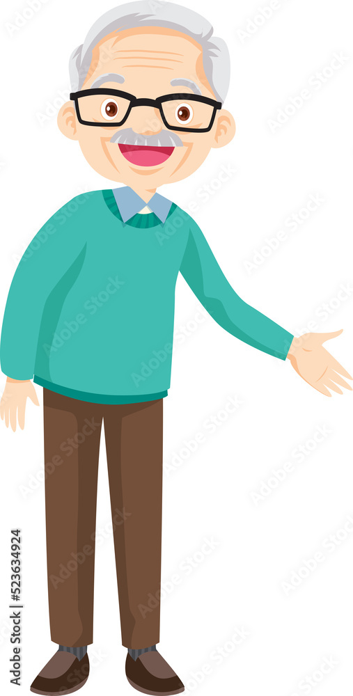 Grandparents,elderly people,grandfather and grandmother, characters in various activities Grandparents,elderly people,grandfather and grandmother, characters in various activities