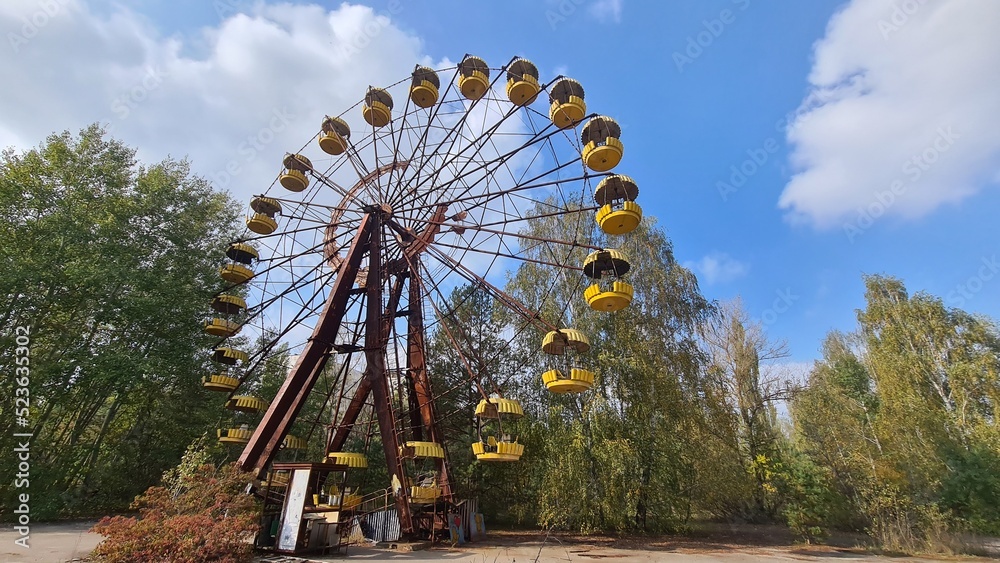 Carousel in Pripyat near Chernobyl