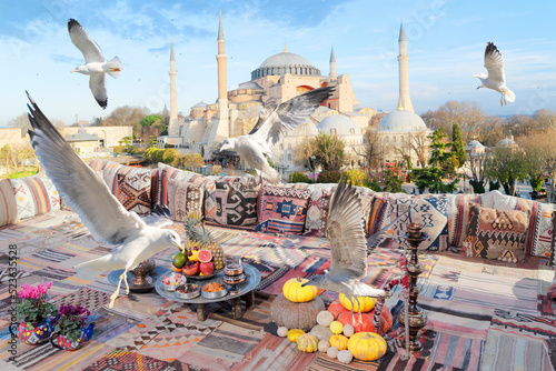 Canvas Print hagia sophia cathedral church, Istanbul