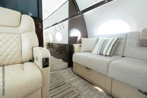 Private Jet interior luxury