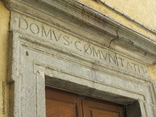 Vecchia iscrizione latina - Old Latin inscription