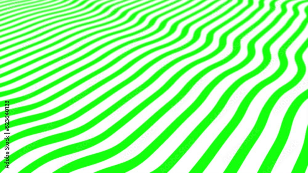 Animated green color moving 3d lines background Animated green color moving 3d lines background