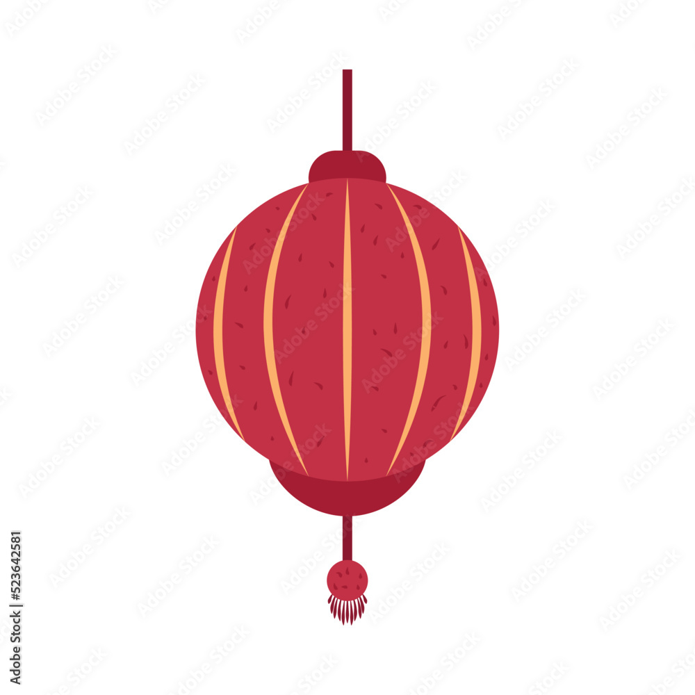 Obraz premium asian red lantern