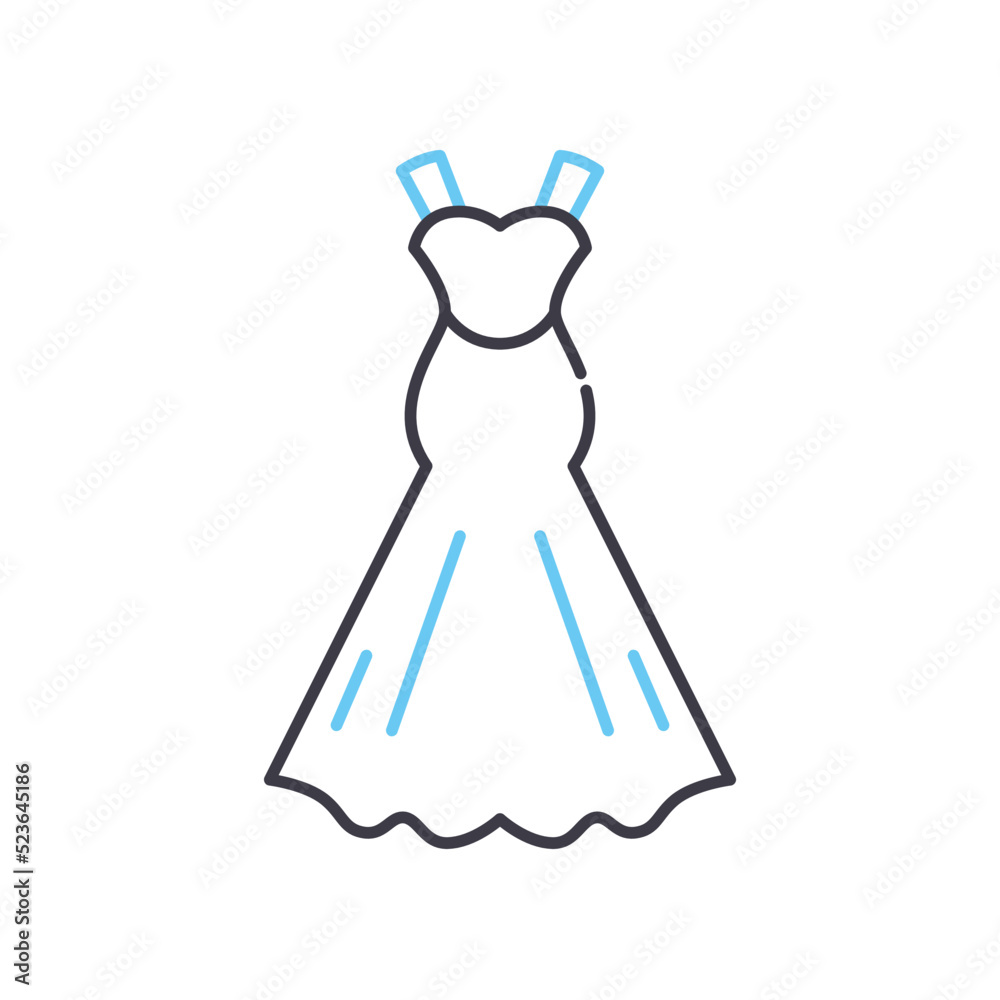 earing line icon, outline symbol, vector illustration, concept sign earing line icon, outline symbol, vector illustration, concept sign