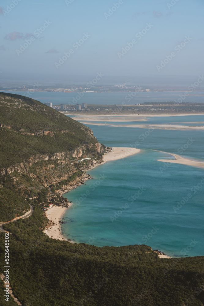 Famous european beach of 