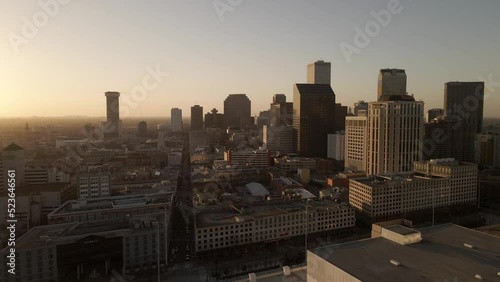 New Orleans Aerial View at Sunset 