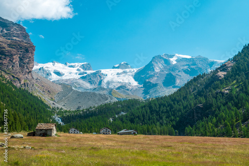 Beautiful aosta valley, italy, in summer © naturenow