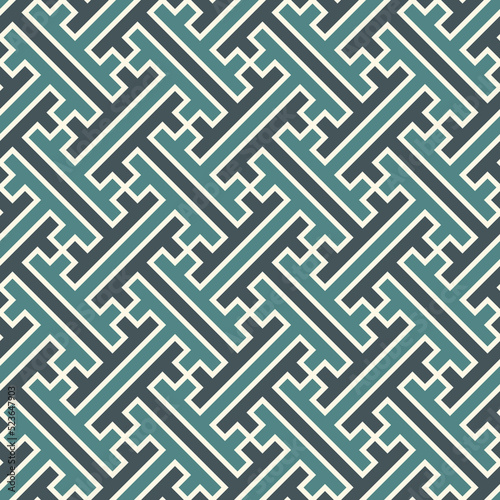 Photography Seamless Sayagata pattern