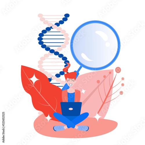Grant Writing concept vector illustration