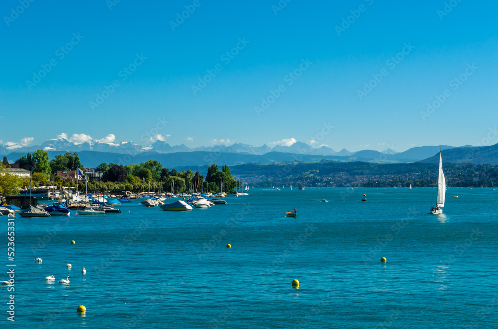 View of Lake Zurich, Switzerland