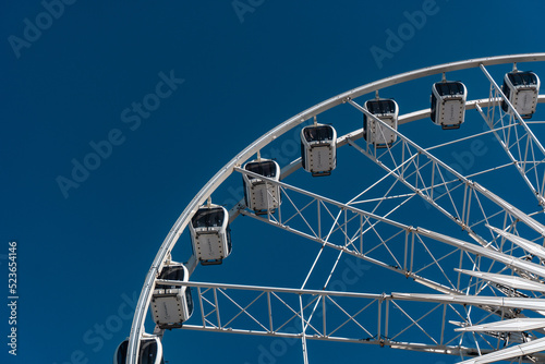 CAPE TOWN  South Africa. Detail of Cape Wheel at V A Waterfront