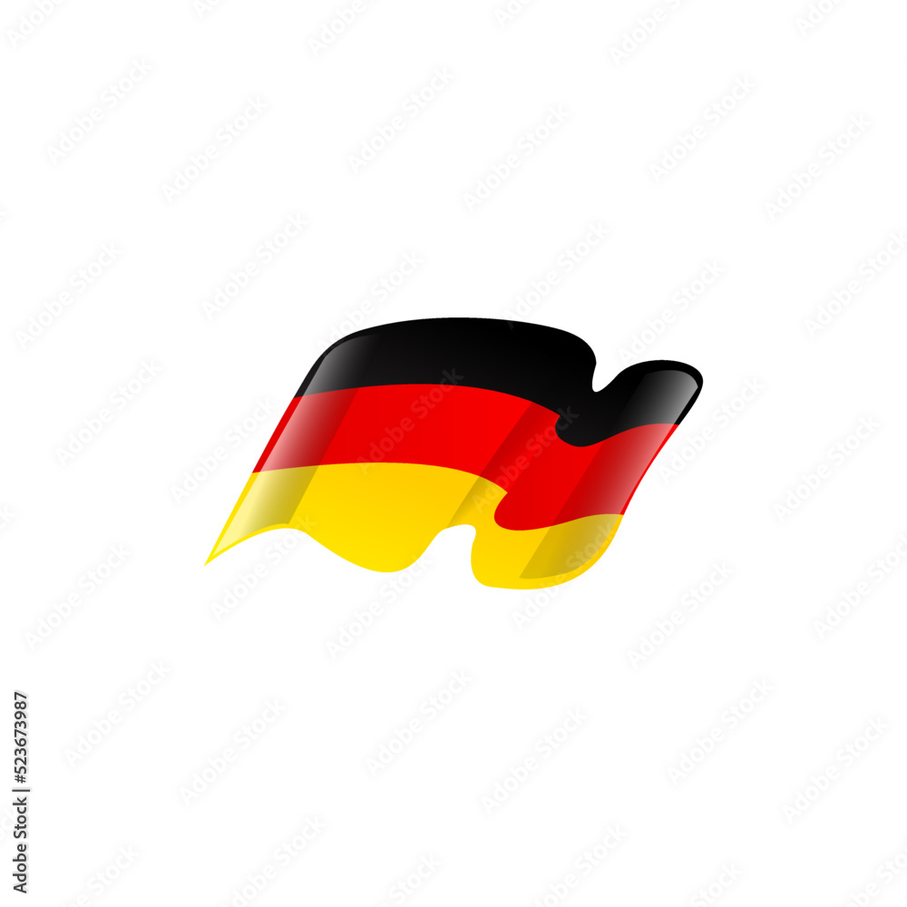 Obraz premium German flag illustration icon vector clipart