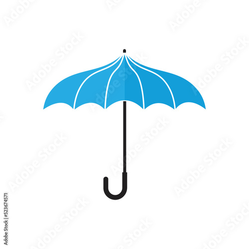Quadro su tela Umbrella icon design isolated on white background
