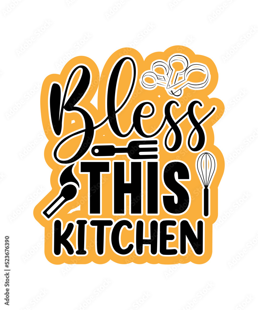 Kitchen Svg Bundle, Funny Kitchen Svg, Chef Svg, Baking Svg, Sassy ...