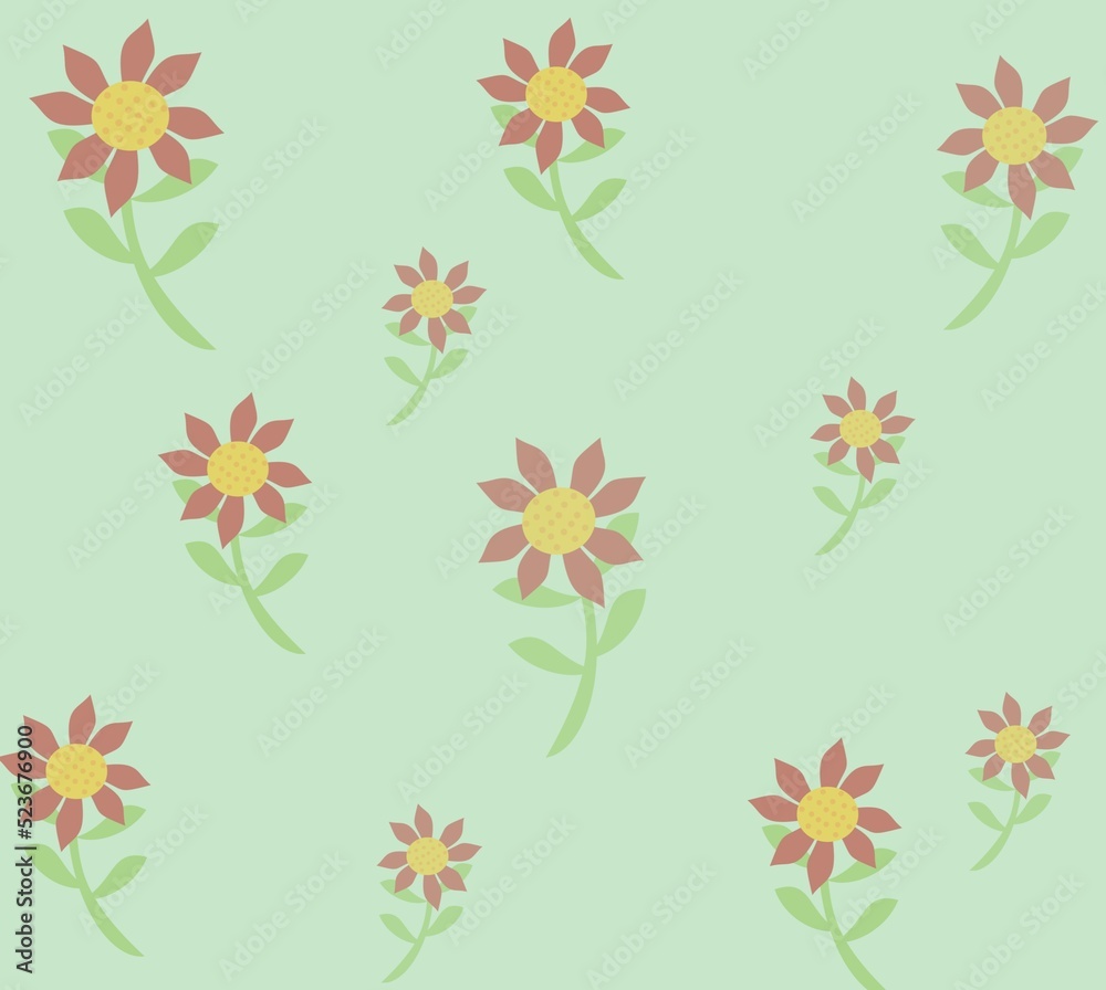 seamless pattern with flowers seamless pattern with flowers