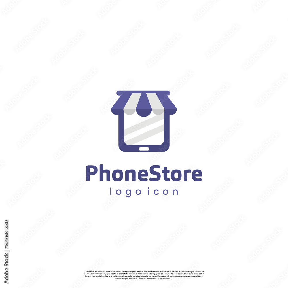 phone store logo design icon template phone store logo design icon template