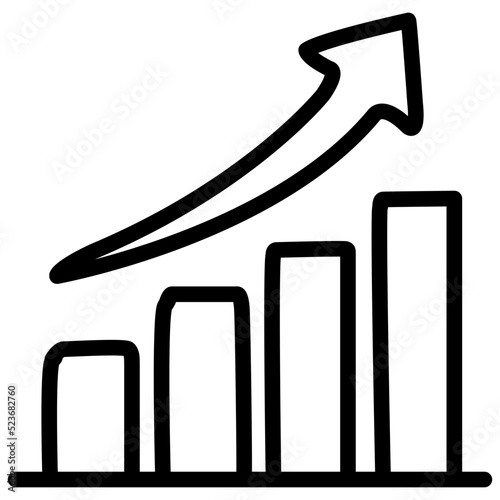 handdrawn growth icon
