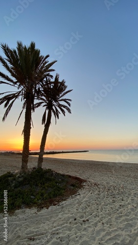 sunrise on island of Djerba