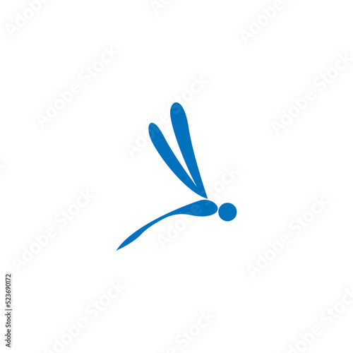 Dragonfly icon logo design